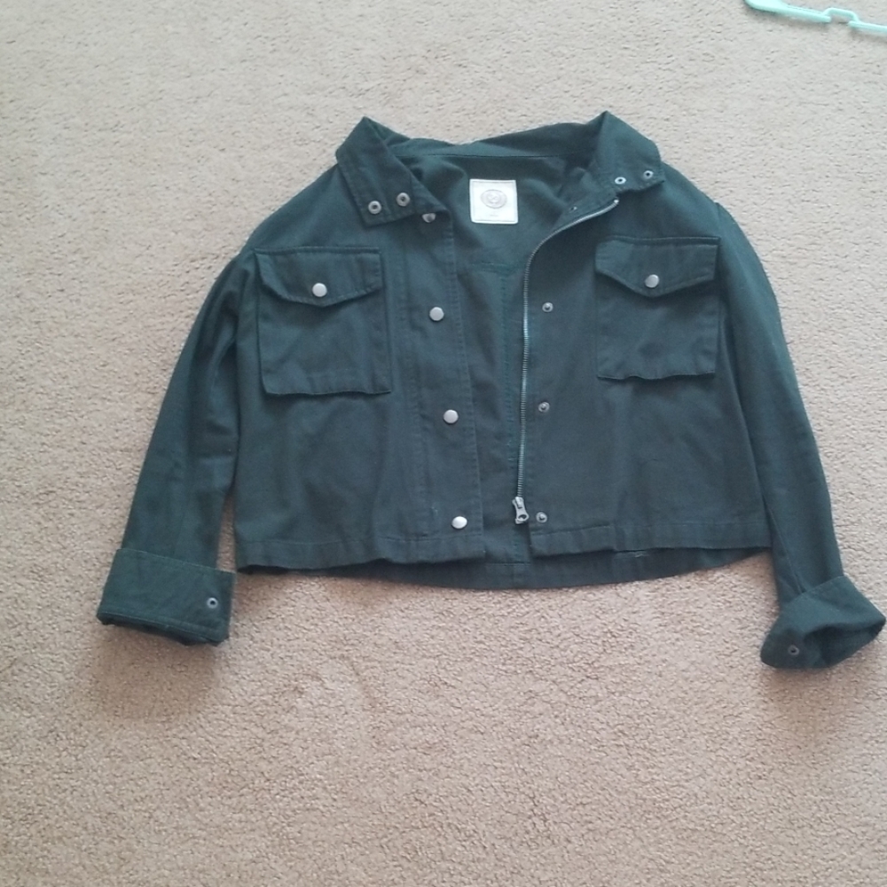 Green Jean Jacket